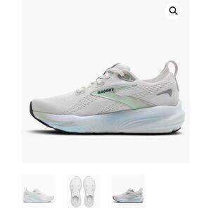 BNIB BROOKS WOMEN’S GLYCERIN 22 PEARLIZED WHITE/BAY SISE 9.5